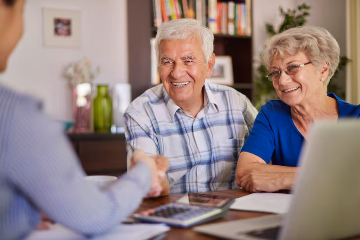 Retirement planning illustration